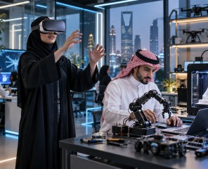 باحثون يعملون داخل مختبر علمي